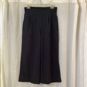 Quince Performance Tech wide leg cropped pants